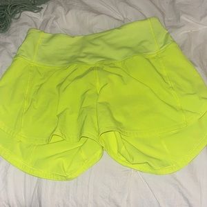 size 2 lulu lemon speed up shorts
